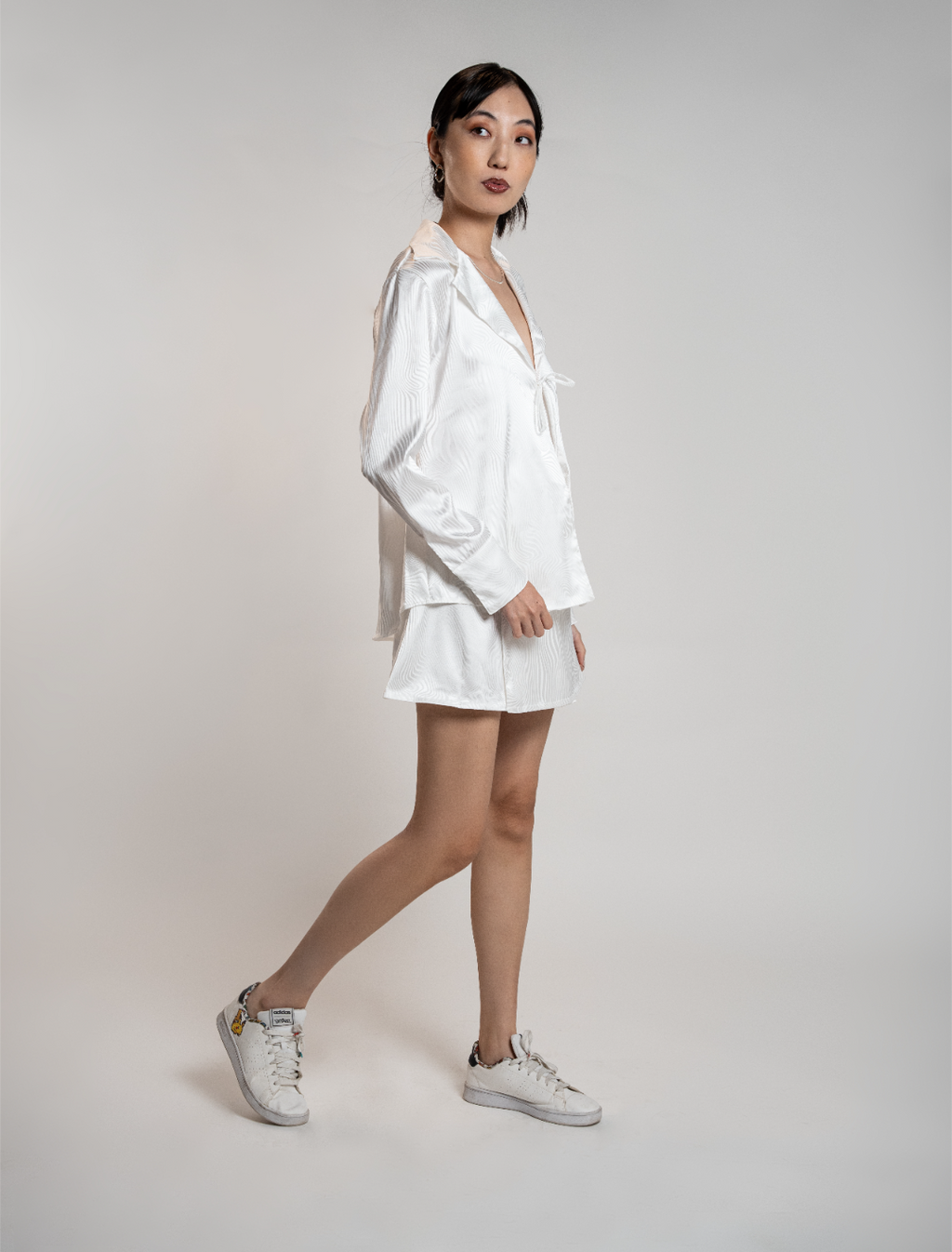 Camisa Jacquard de Cetim