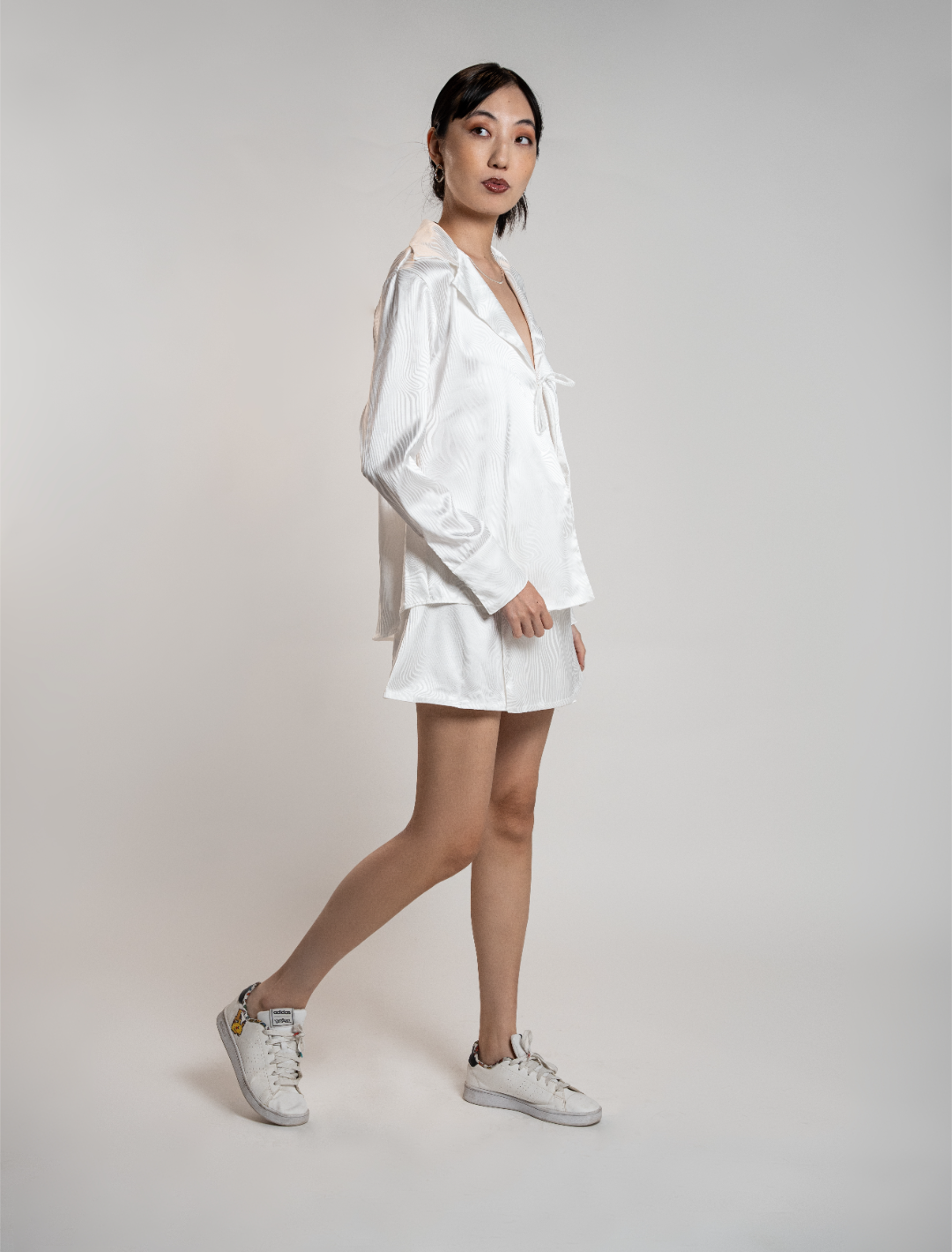 Camisa Jacquard de Cetim