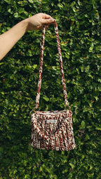 Bolsa Shoulder em Fio de Malha