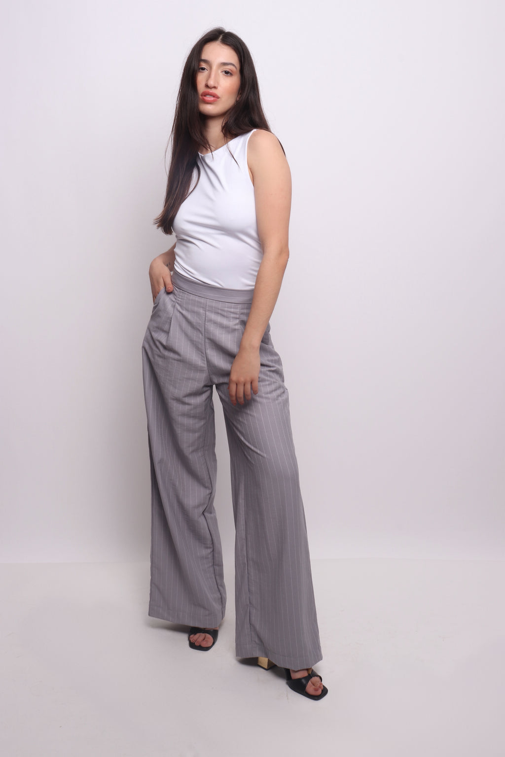 Calça Alfaiataria Risca de Giz