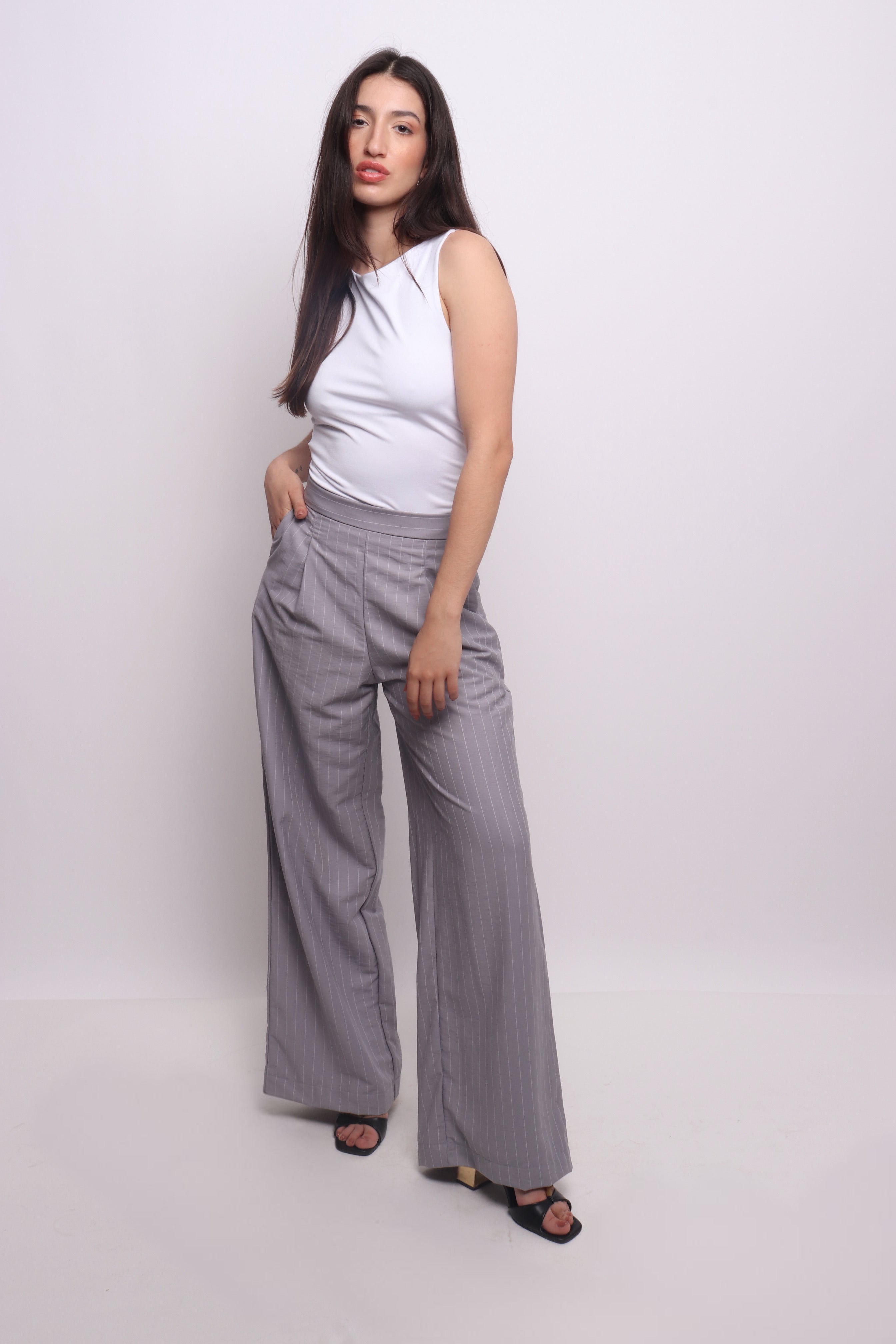 Calça Alfaiataria Risca de Giz