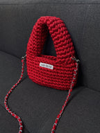 Bolsa Mini Boho em Fio de Malha