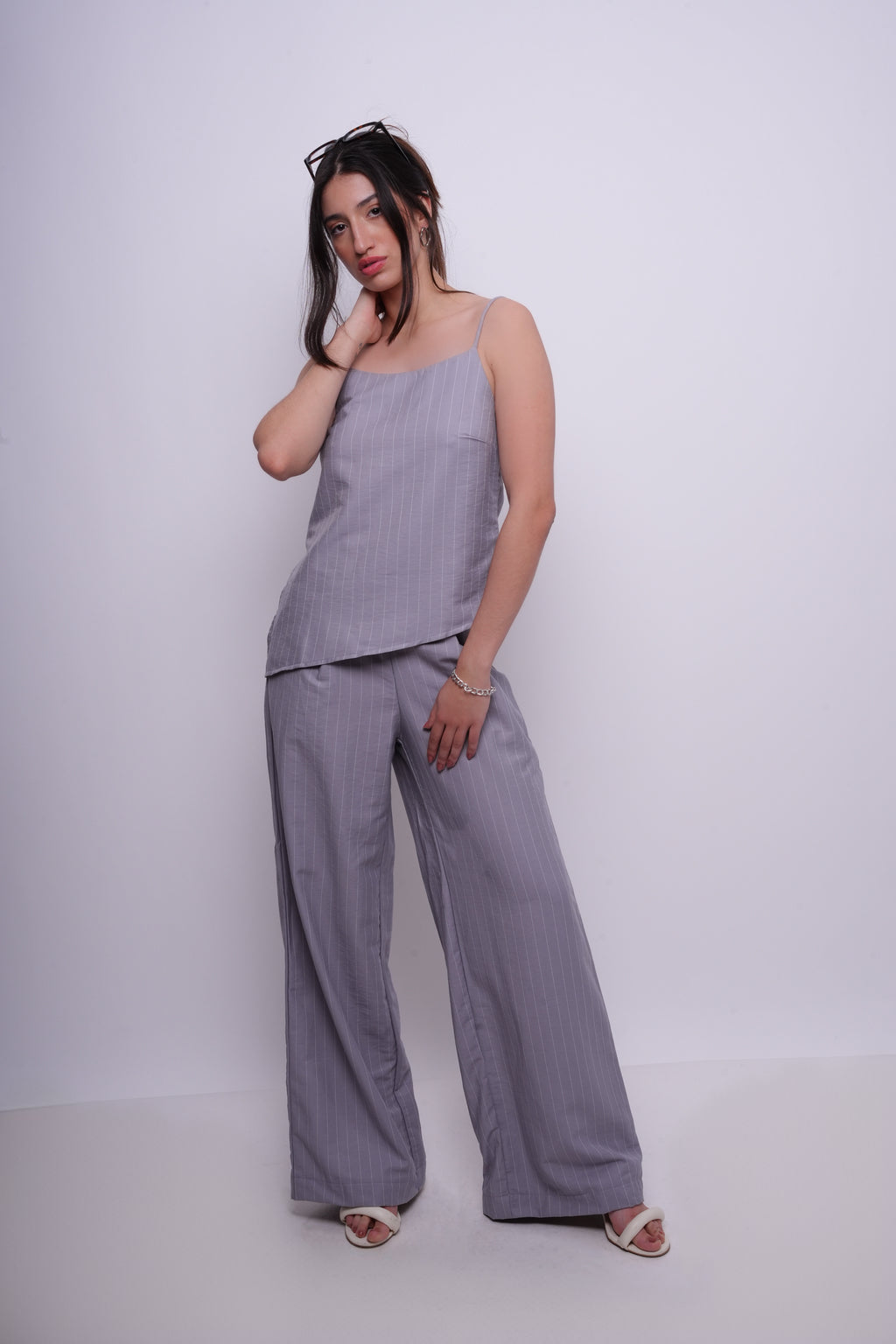 Calça Alfaiataria Risca de Giz