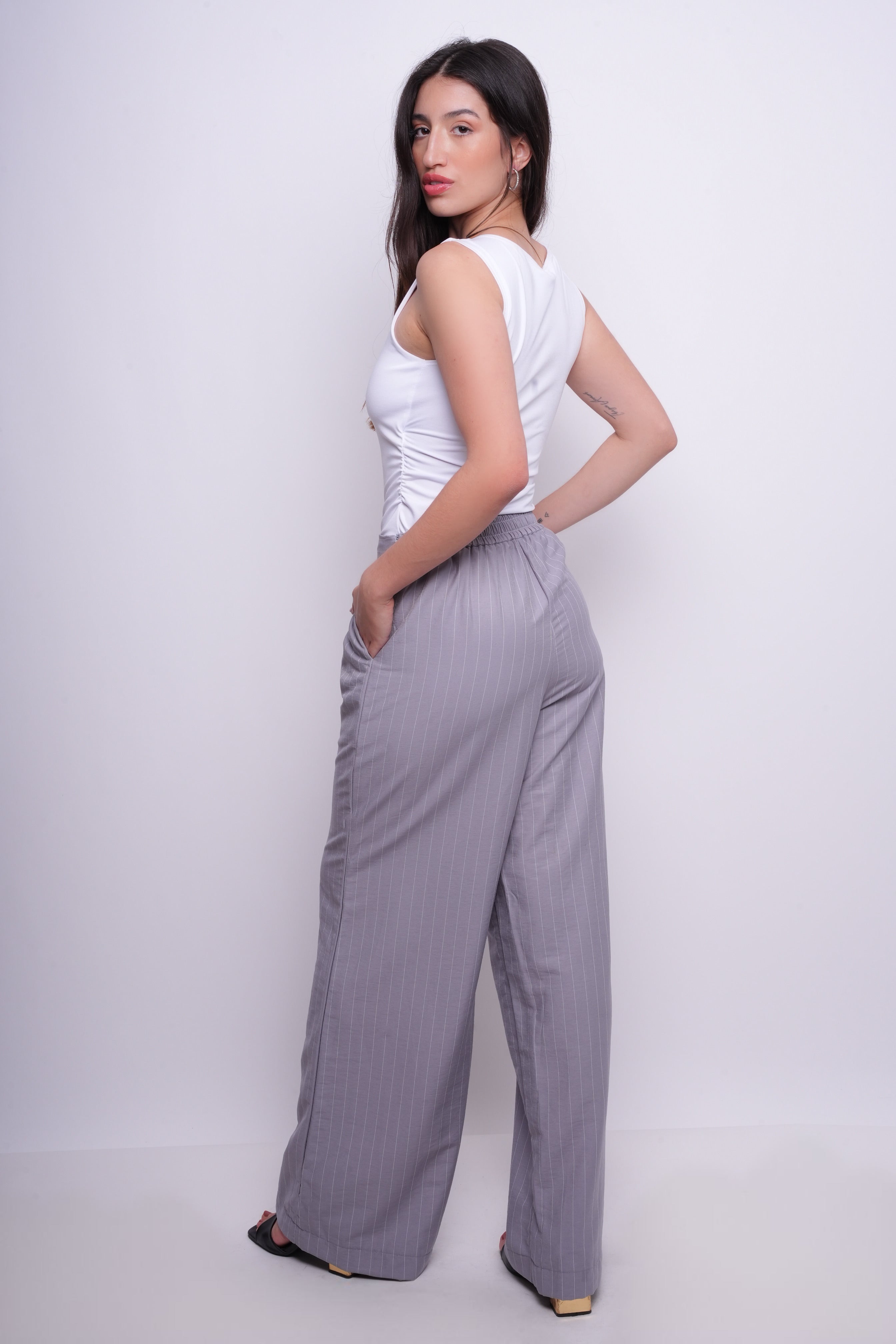 Calça Alfaiataria Risca de Giz