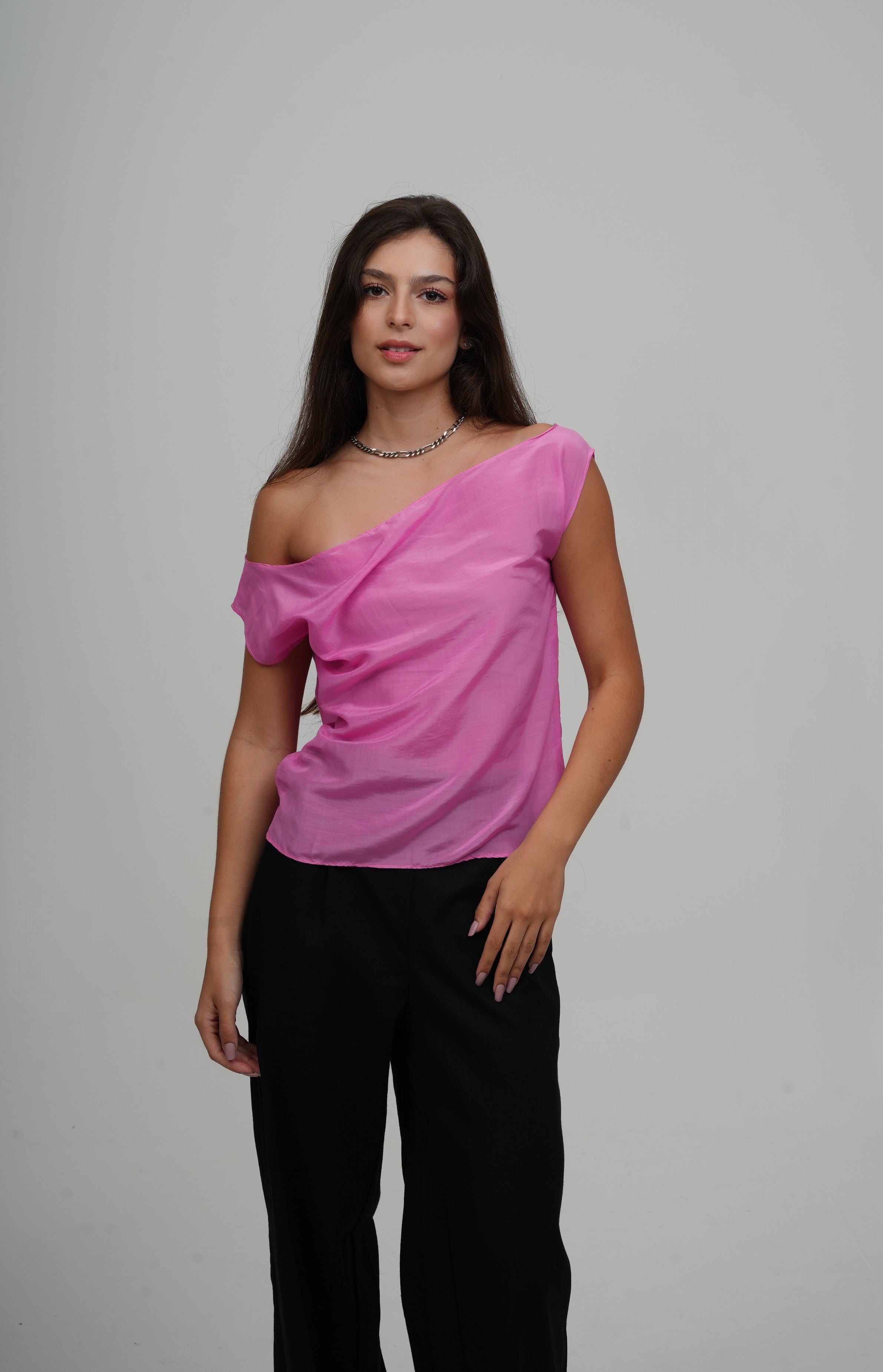 Blusa Seda Ombro a Ombro