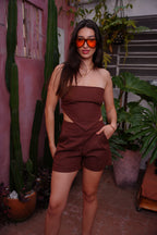 Shorts Alfaiataria com Linho