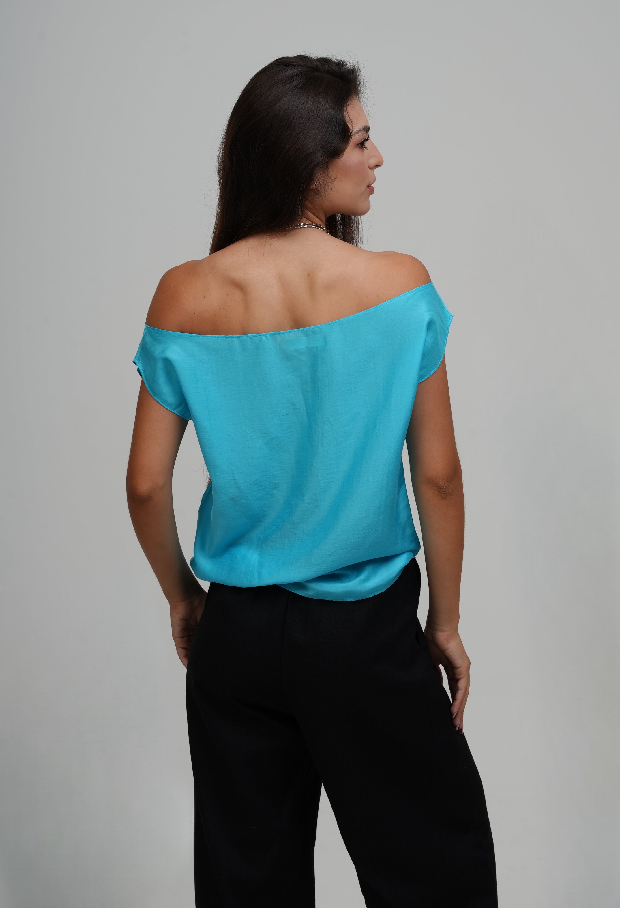 Blusa Seda Ombro a Ombro