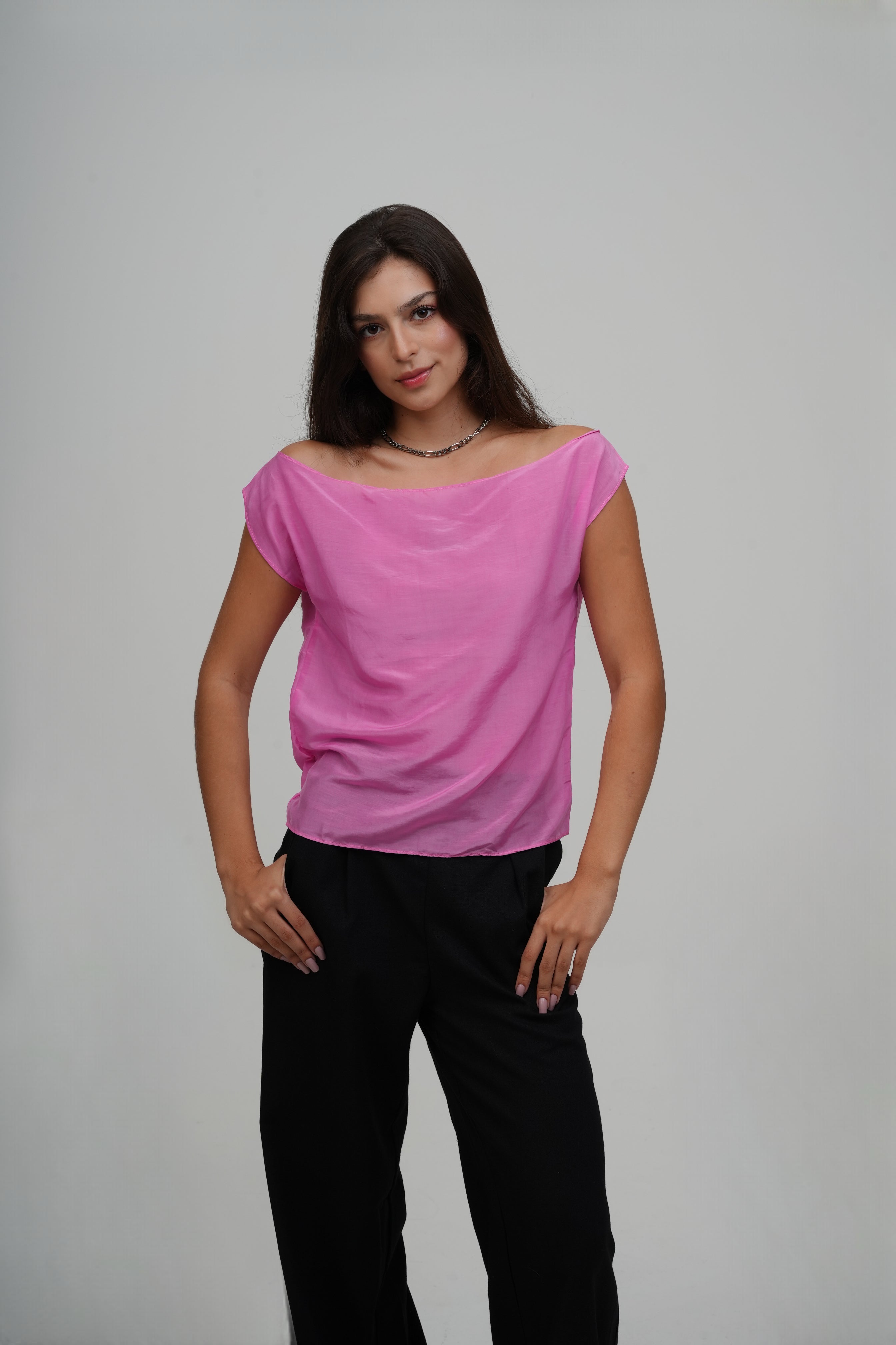 Blusa Seda Ombro a Ombro