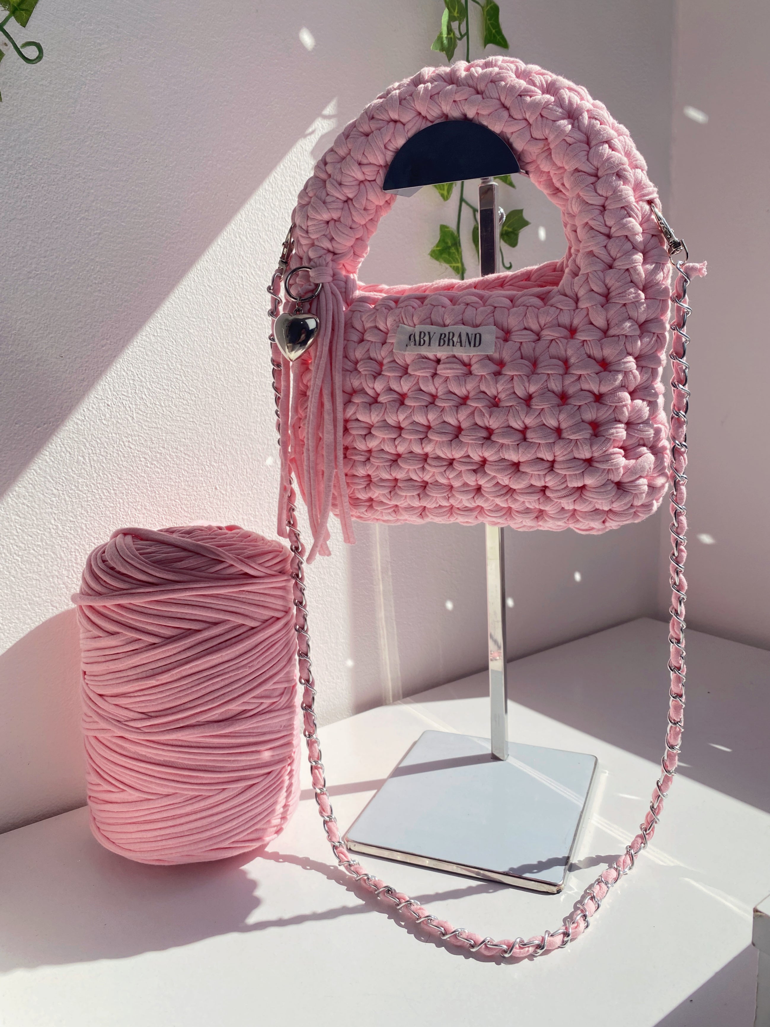 Bolsa Curve em Fio de Malha