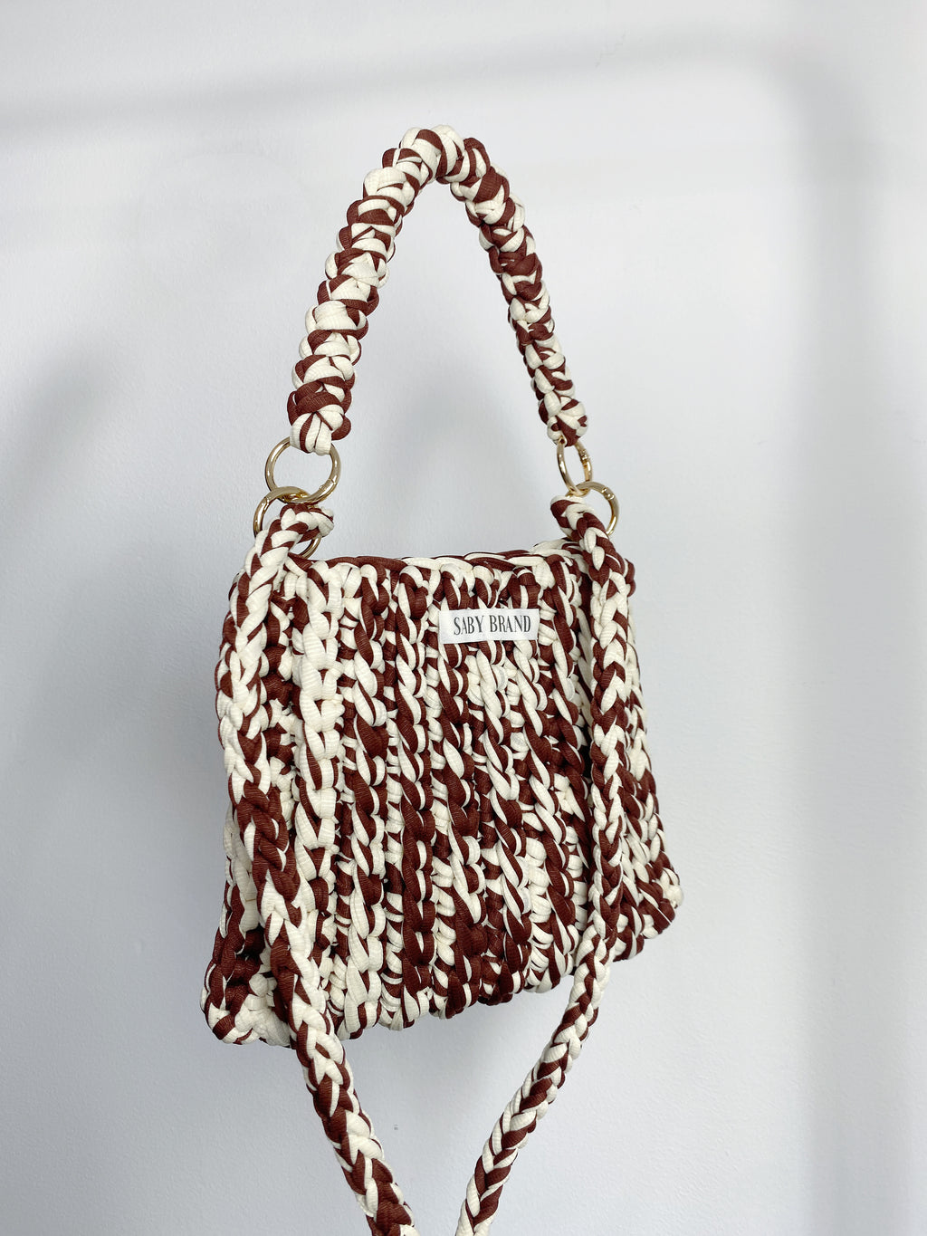 Bolsa Shoulder em Fio de Malha