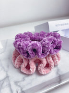 Scrunchie de Crochê Veludo