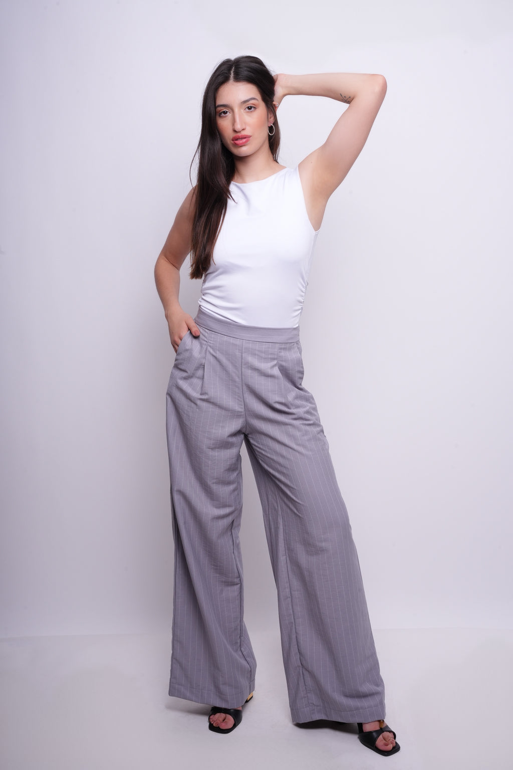 Calça Alfaiataria Risca de Giz