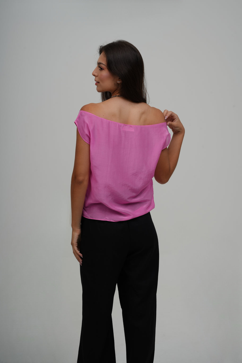 Blusa Seda Ombro a Ombro