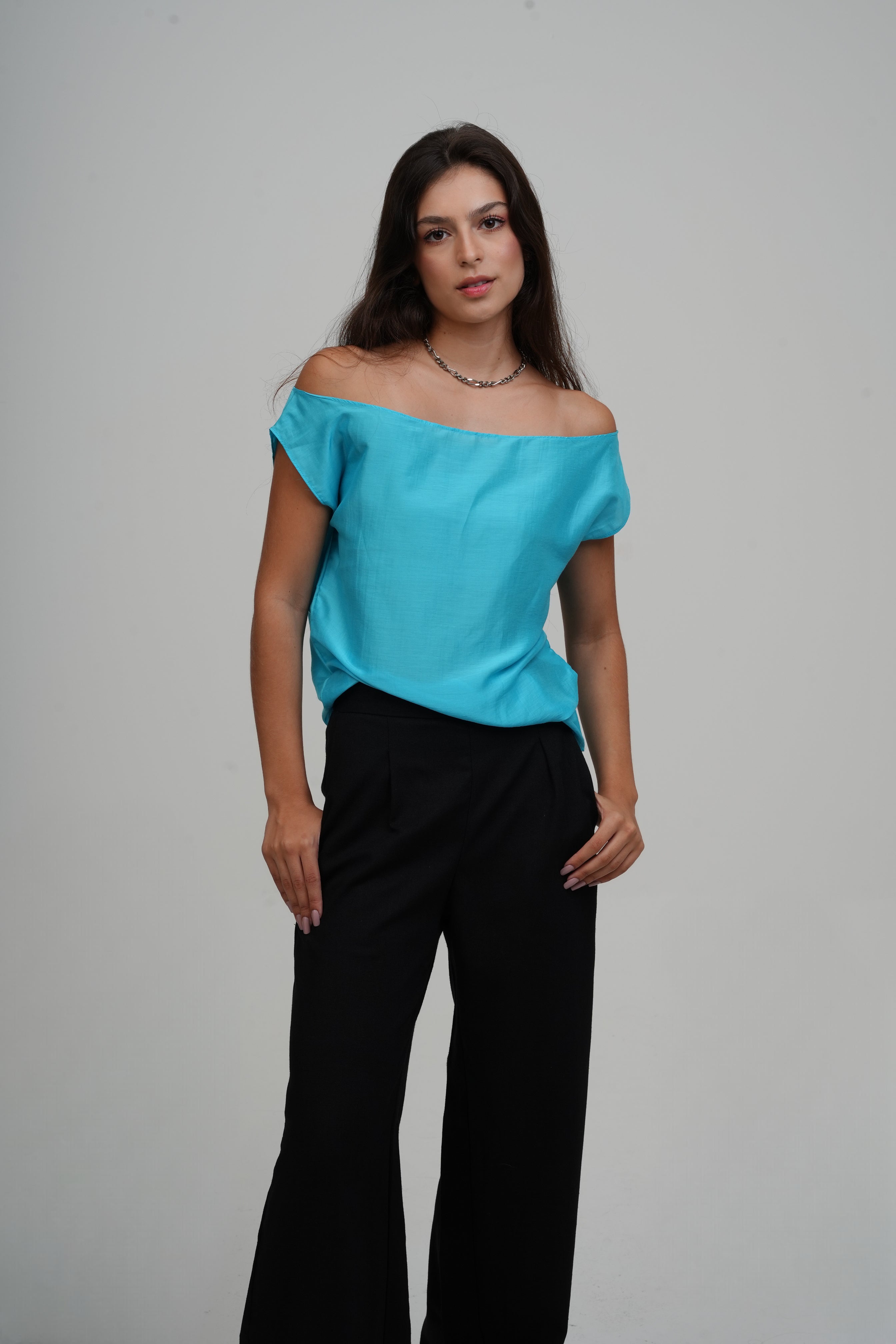 Blusa Seda Ombro a Ombro