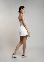 Saia Curta Envelope de Cetim