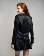 Camisa Jacquard de Cetim