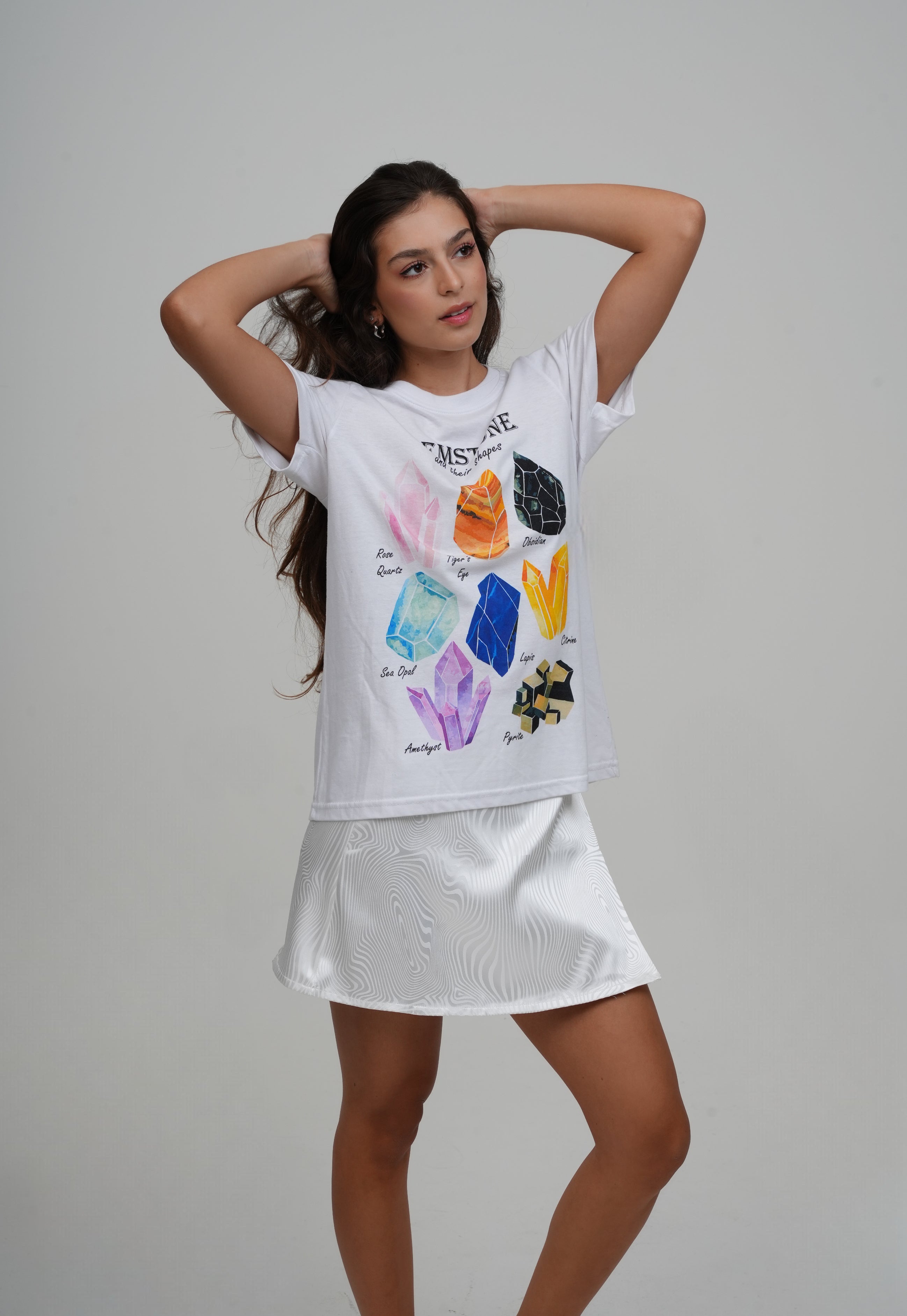 Camiseta Slim Cristais