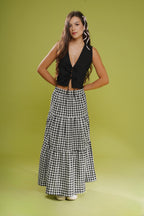 Colete Alfaiataria com Linho Preto