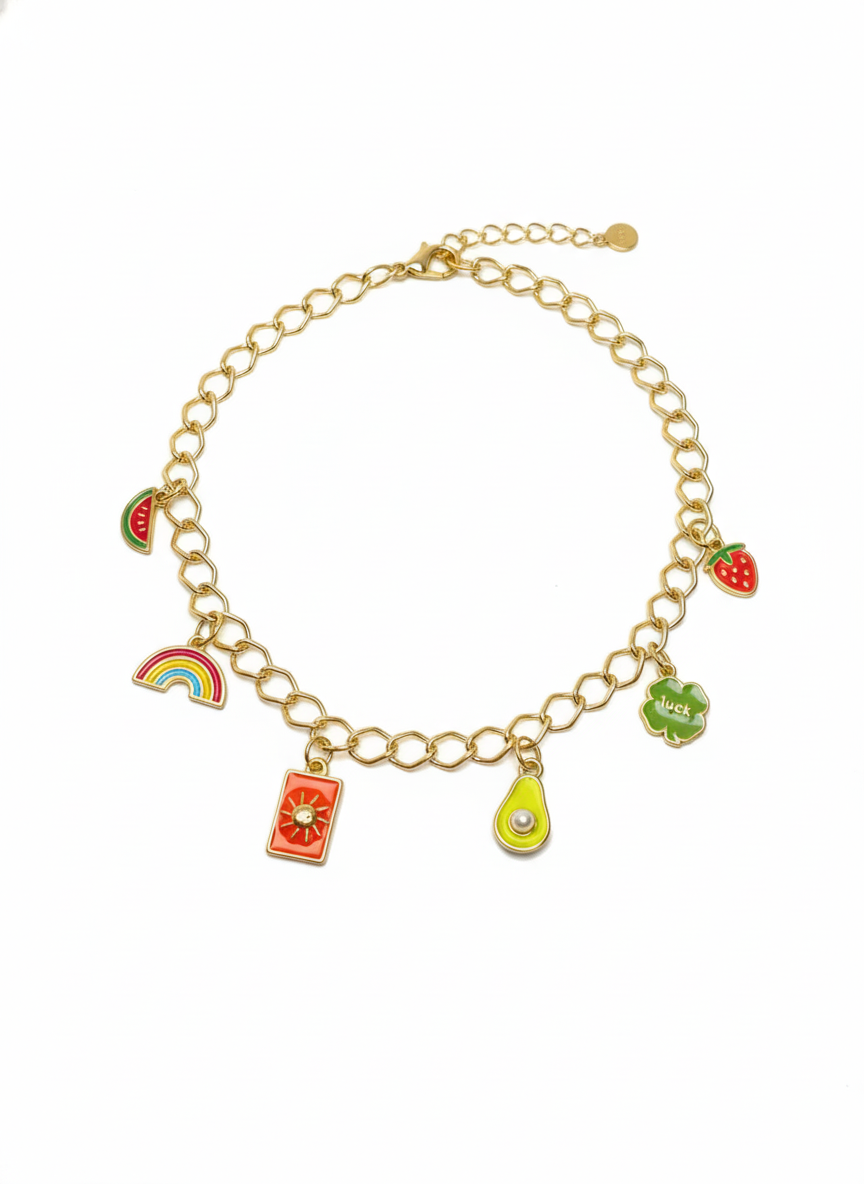 Colar de Pingentes Personalizável