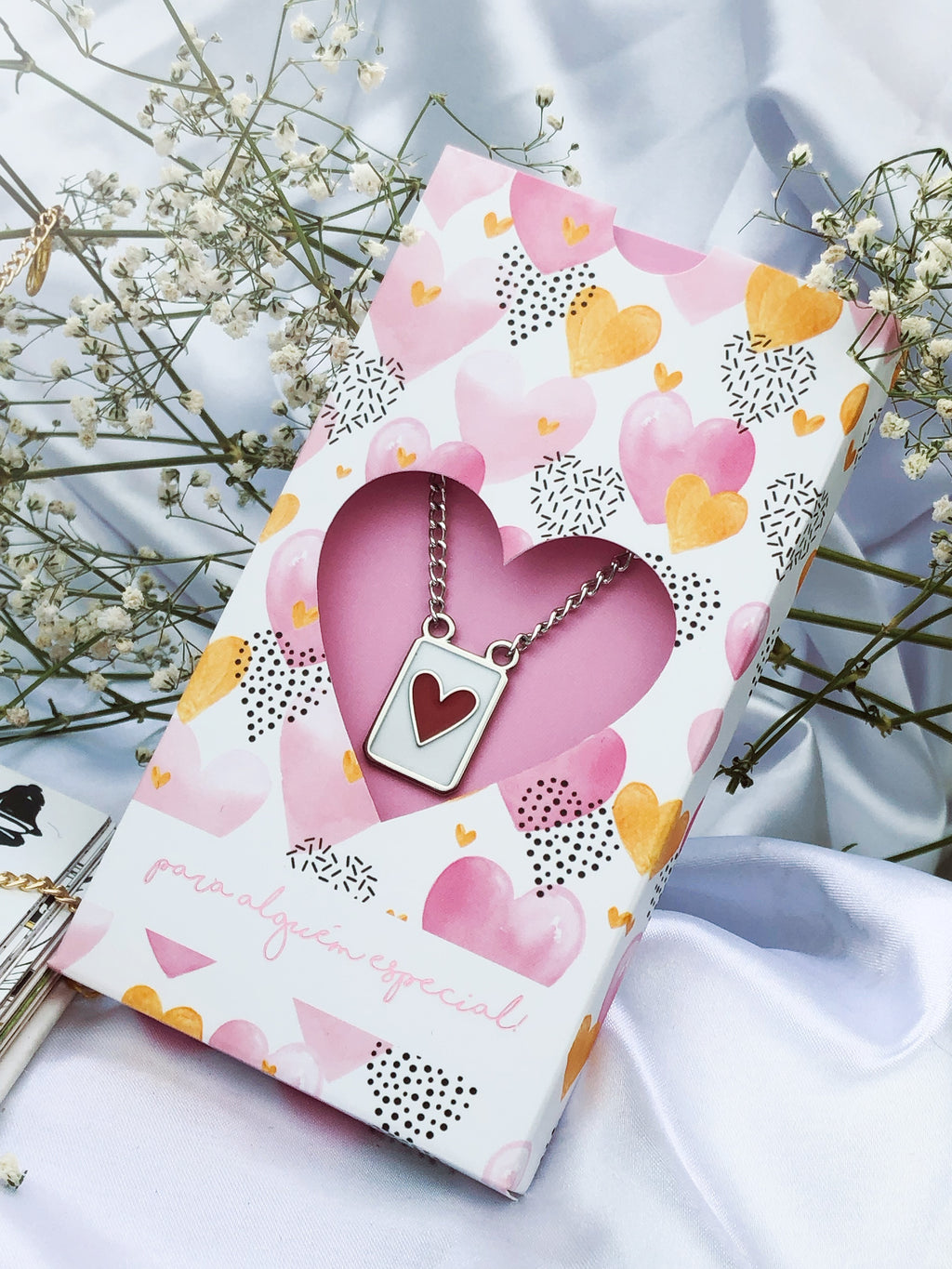 Colar Medalha Coração