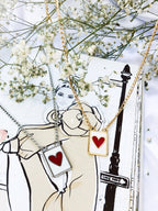 Colar Medalha Coração