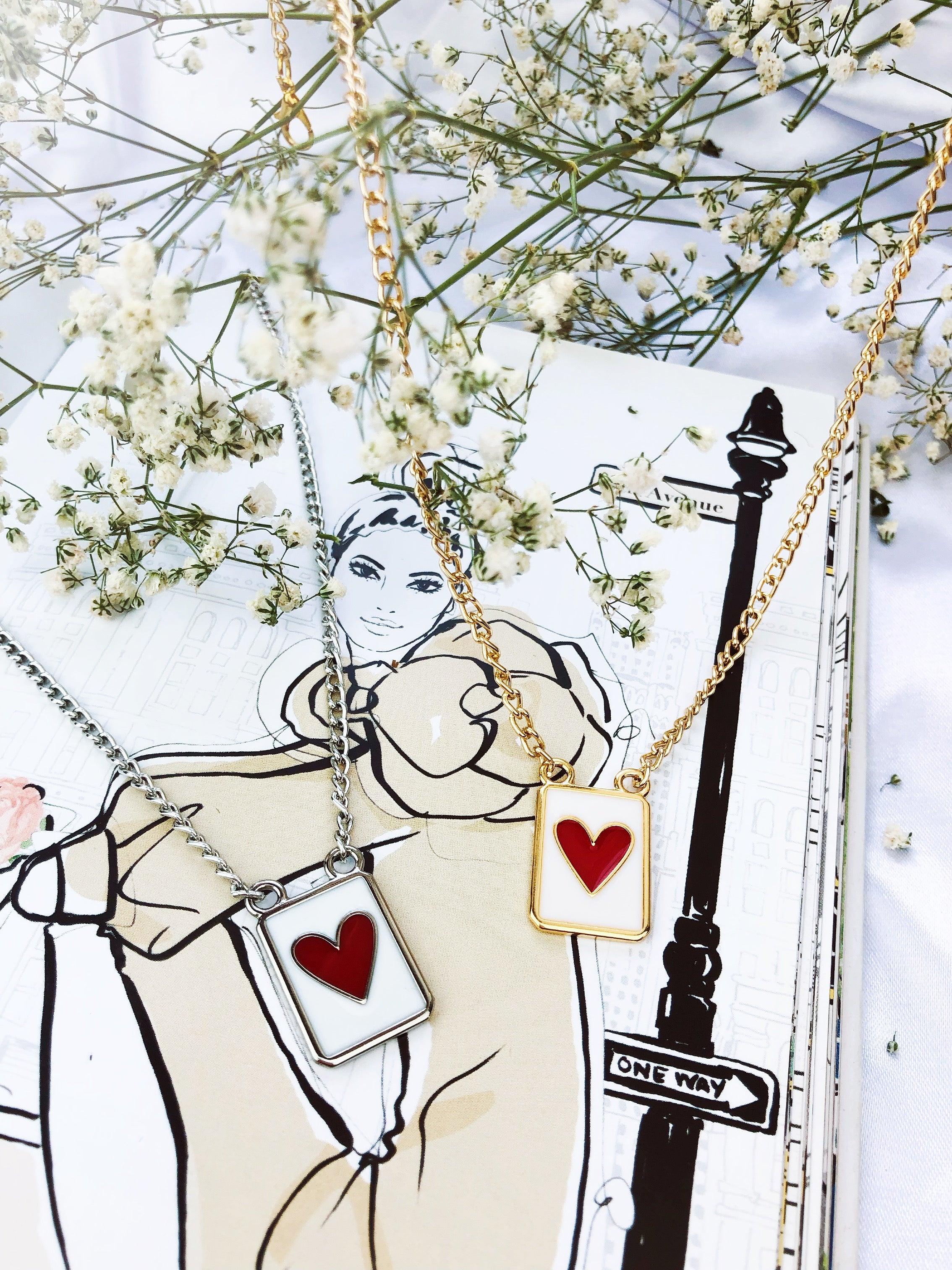 Colar Medalha Coração