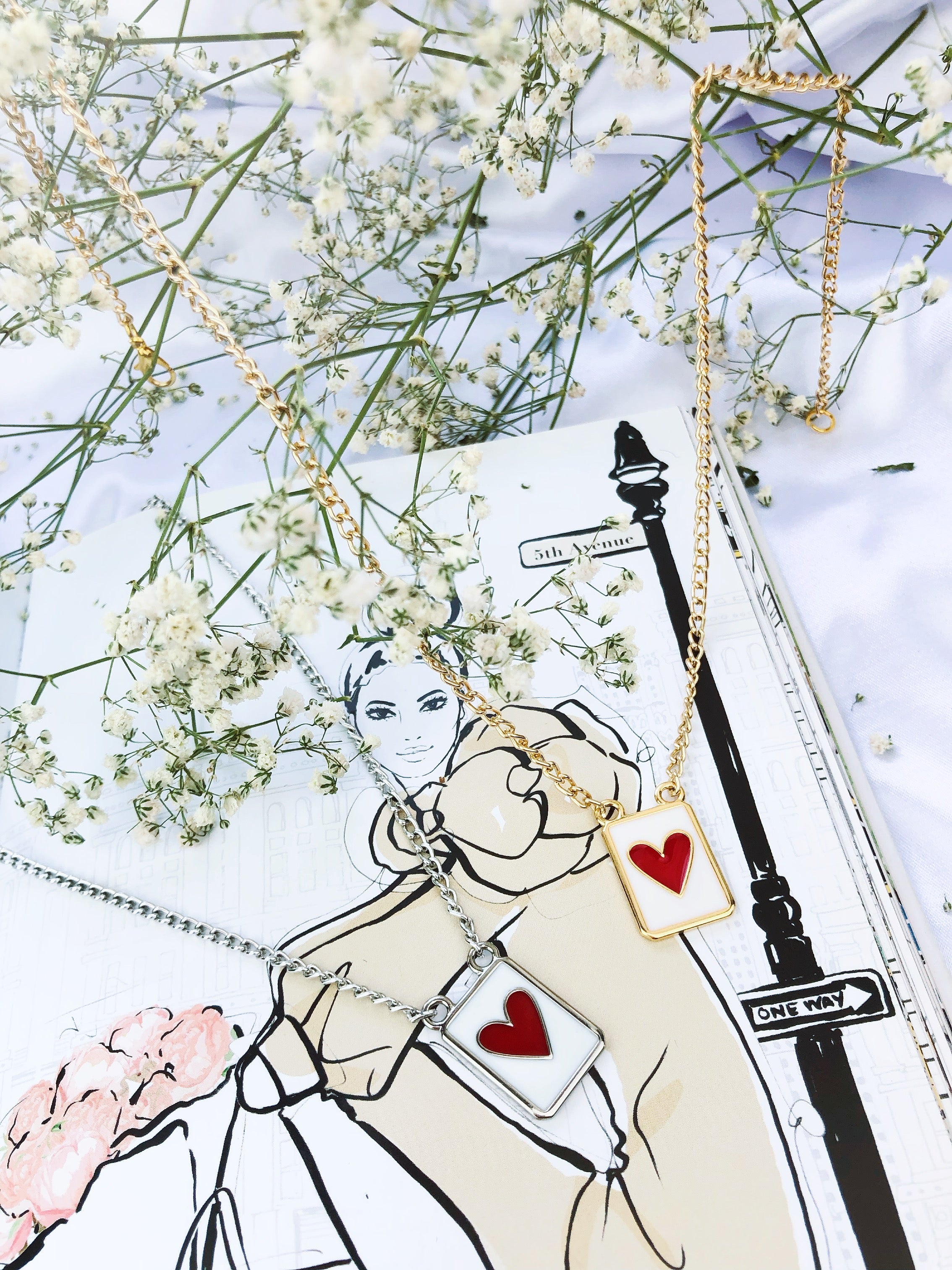 Colar Medalha Coração