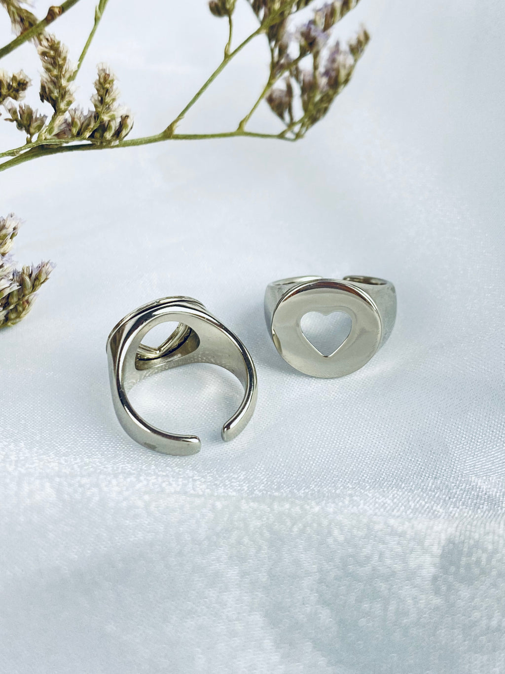 Anel Coração Vazado