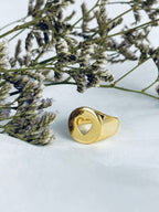 Anel Coração Vazado