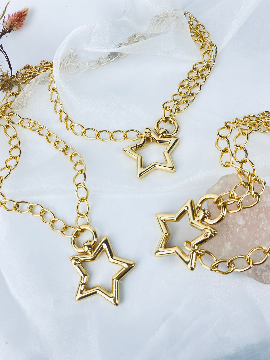 Colar Mosquetão Estrela