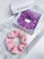 Scrunchie de Crochê Veludo