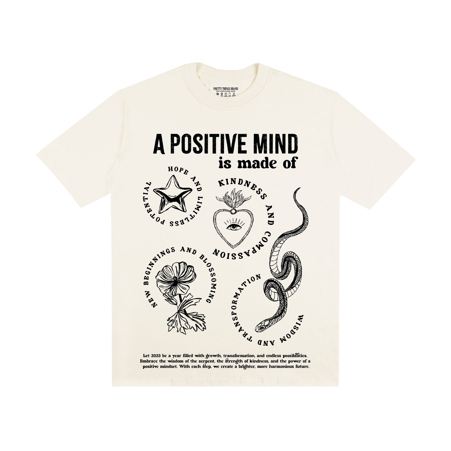 Camiseta Oversized Positive