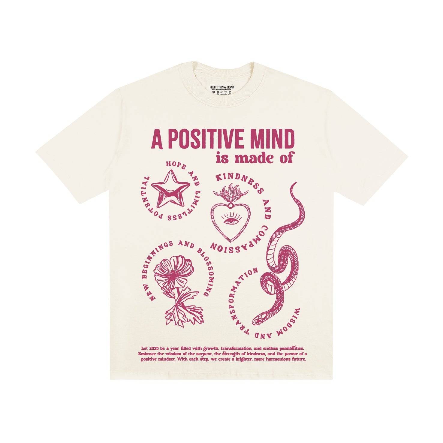Camiseta Oversized Positive