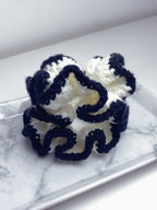 Scrunchie de Crochê Bicolor