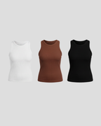 Pack 3 Regatas Ribana Slim Neck