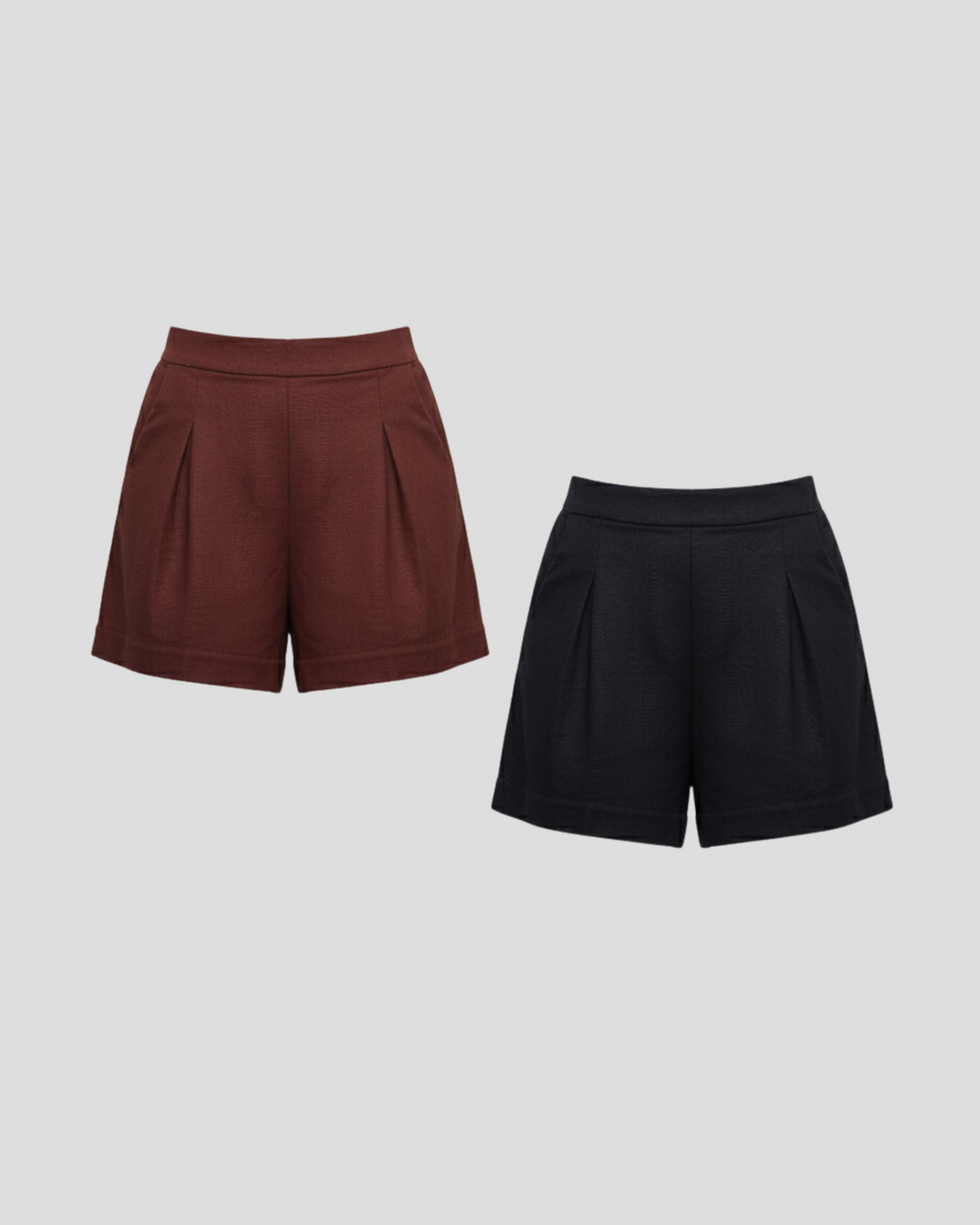 Pack 2 Shorts Alfaiataria com Linho