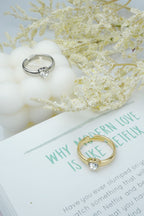 Anel Coração Strass