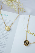 Gargantilha Moeda Dourada