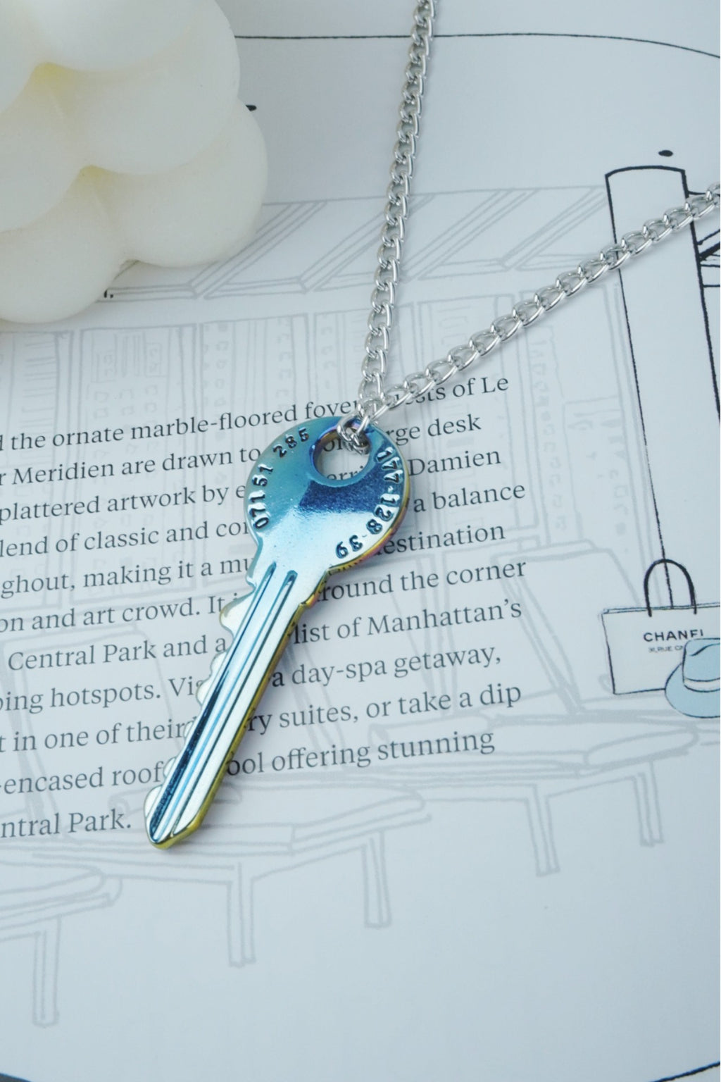 Colar Chave Be brave