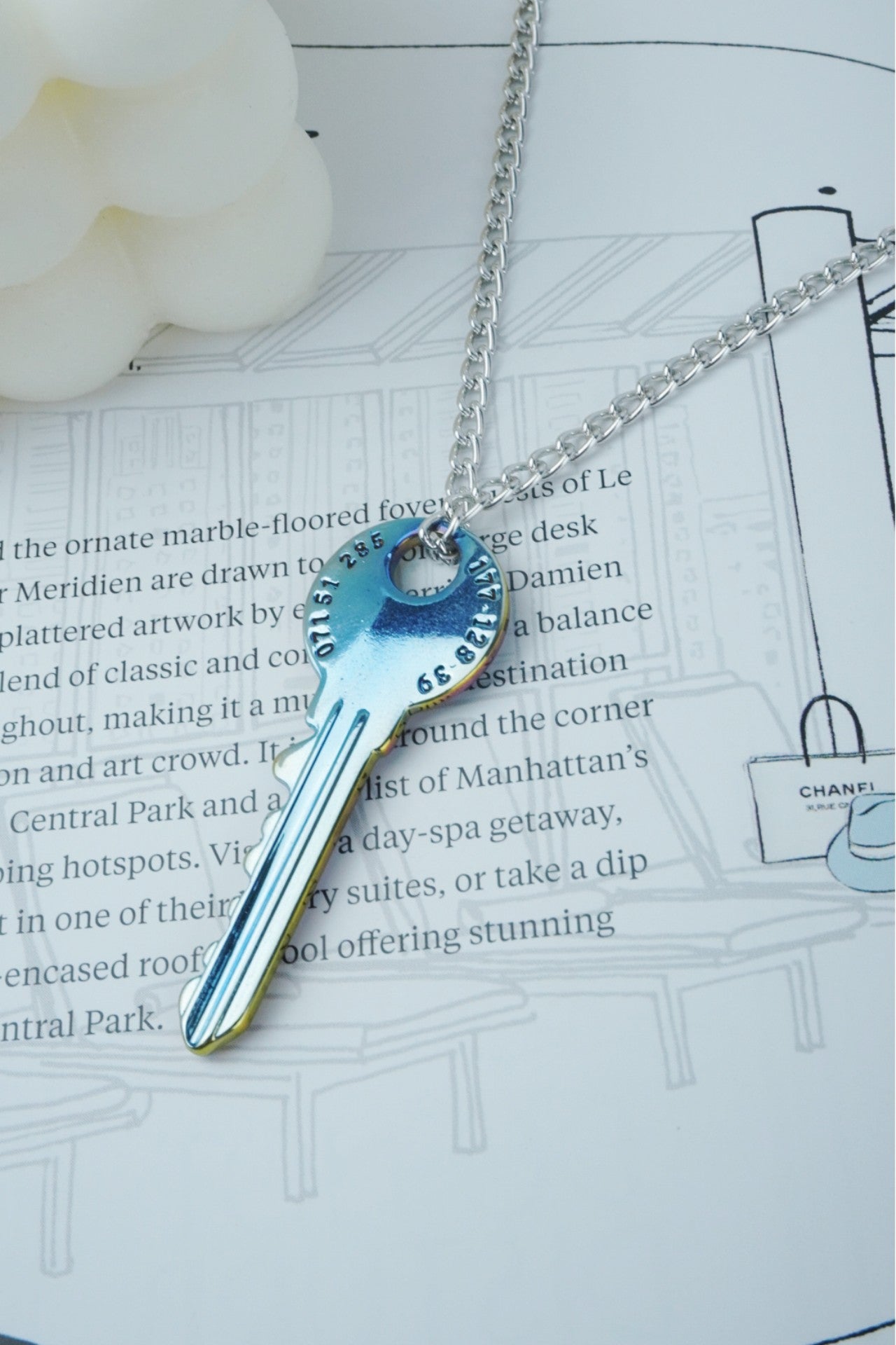 Colar Chave Be brave