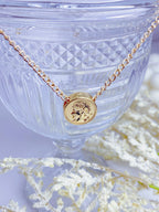 Gargantilha Moeda Dourada