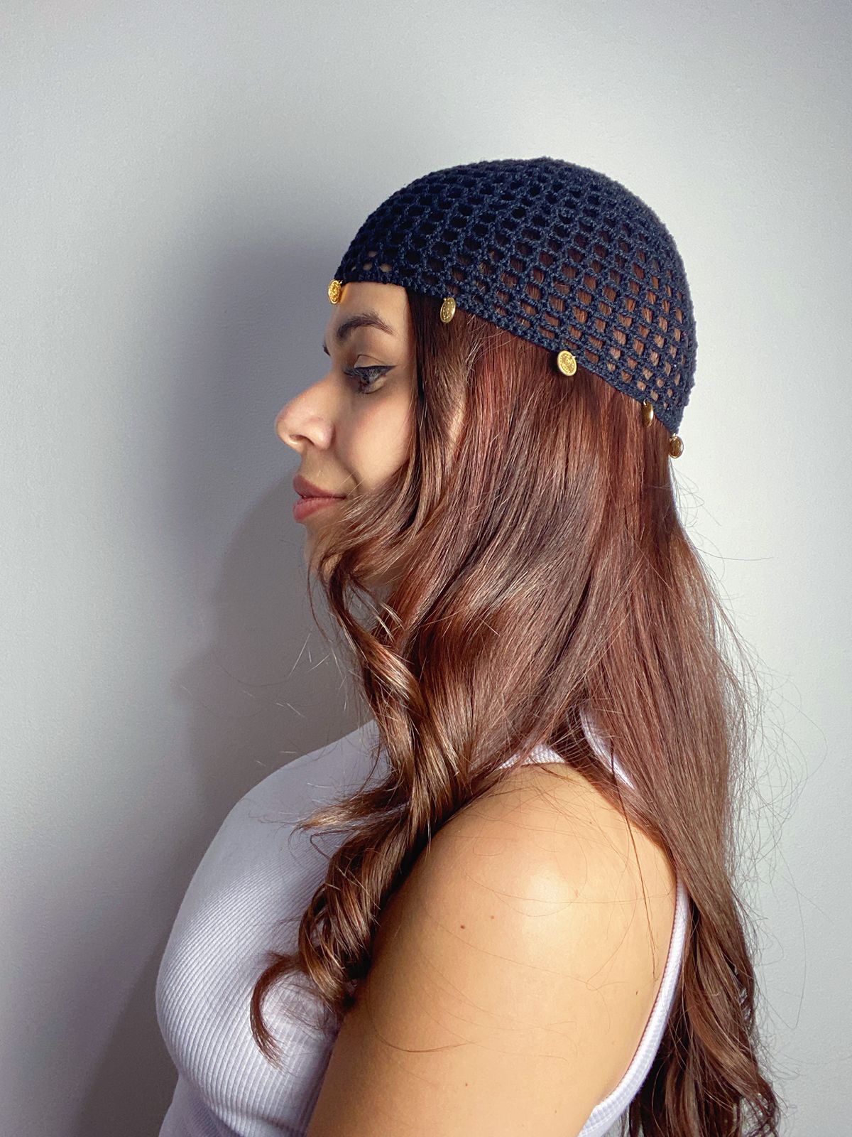 Touca de Crochê Medalhas