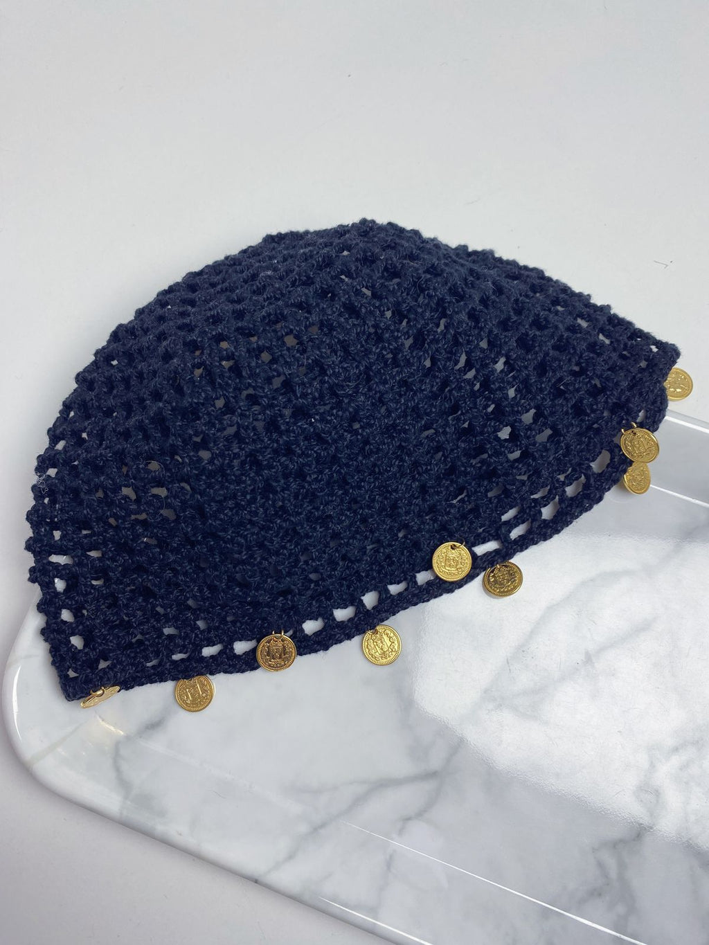 Touca de Crochê Medalhas