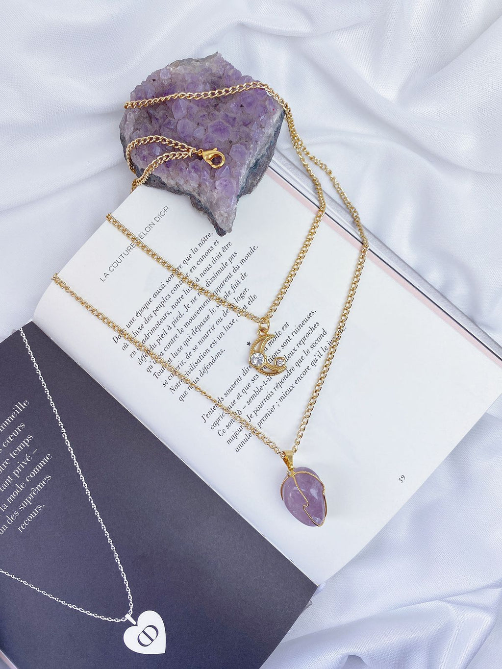 Colar Duplo Ametista