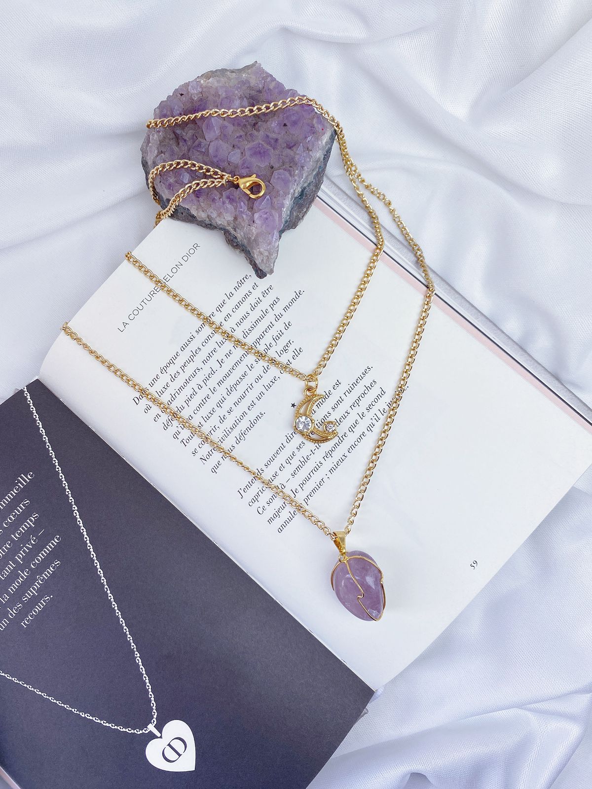 Colar Duplo Ametista