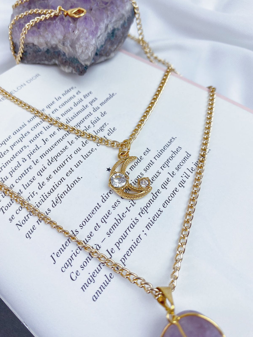 Colar Duplo Ametista