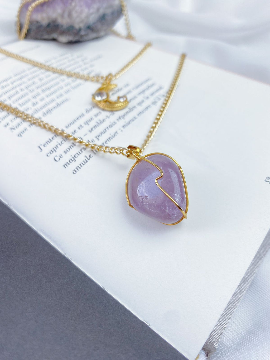 Colar Duplo Ametista