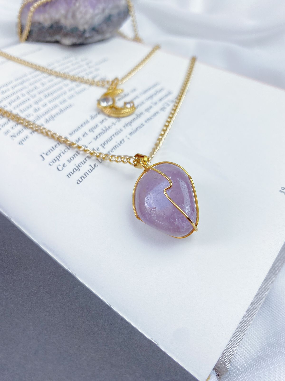 Colar Duplo Ametista