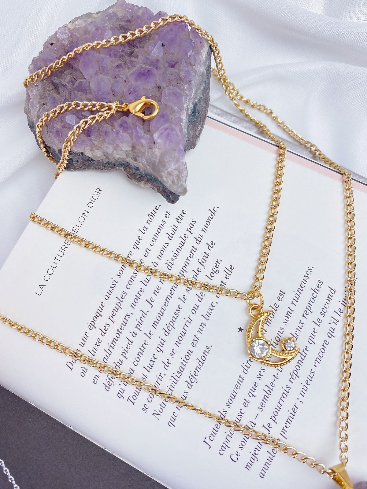 Colar Duplo Ametista