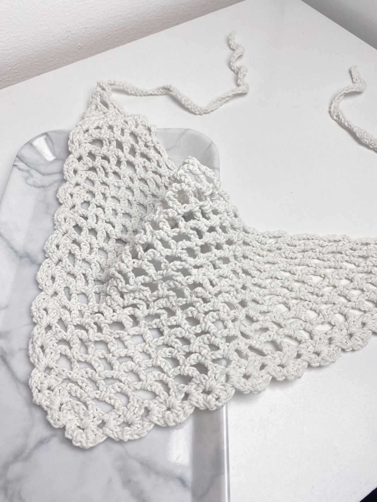 Lenço/Bandana de Crochê